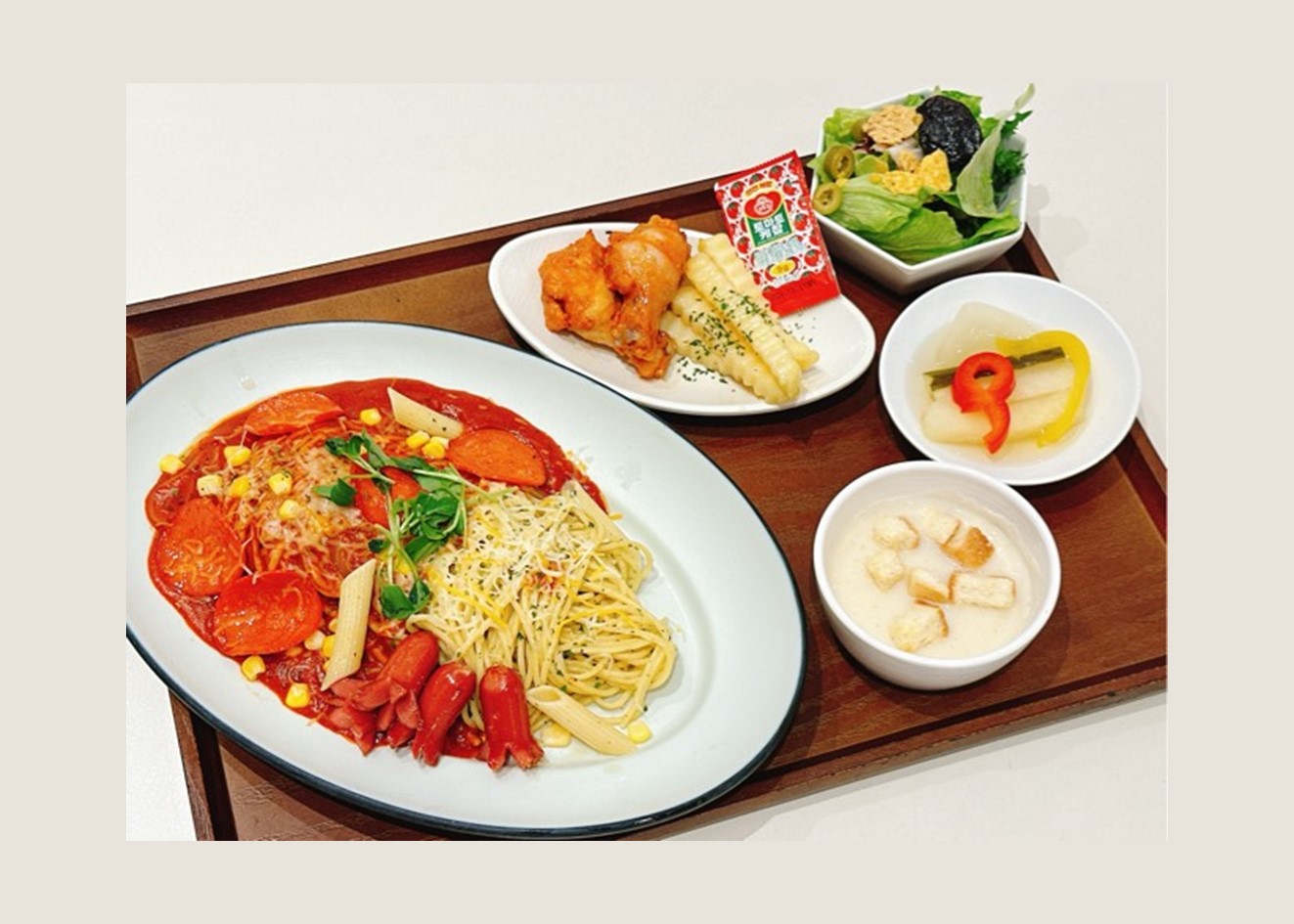 [아워홈오피스]스파이시페퍼로니스파게티