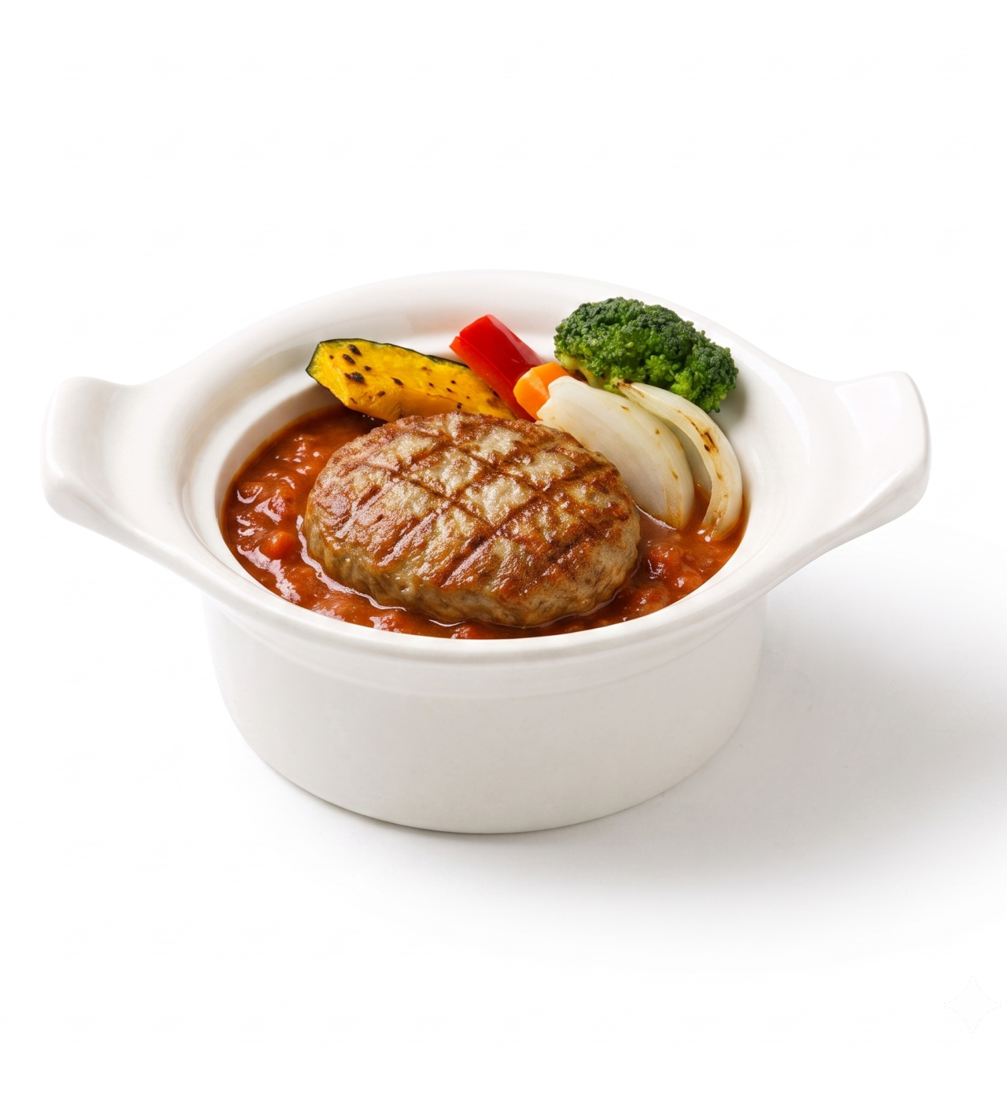 육즙가득숯불맛뚝배기함박스테이크