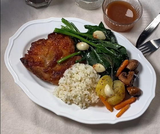 시금치치킨스테이크