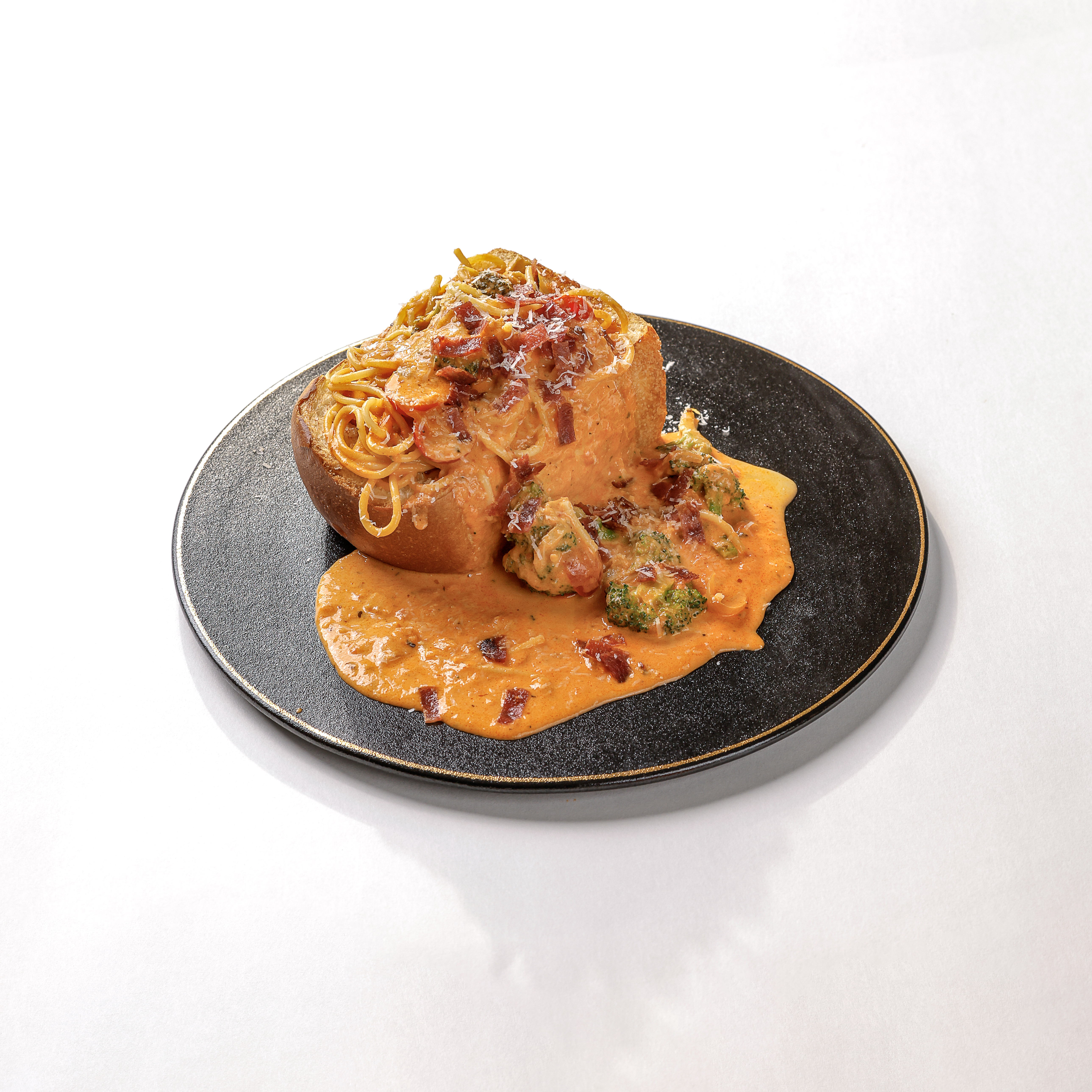 통식빵베이컨빠네파스타