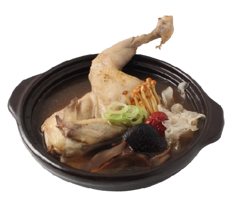 능이버섯반계탕